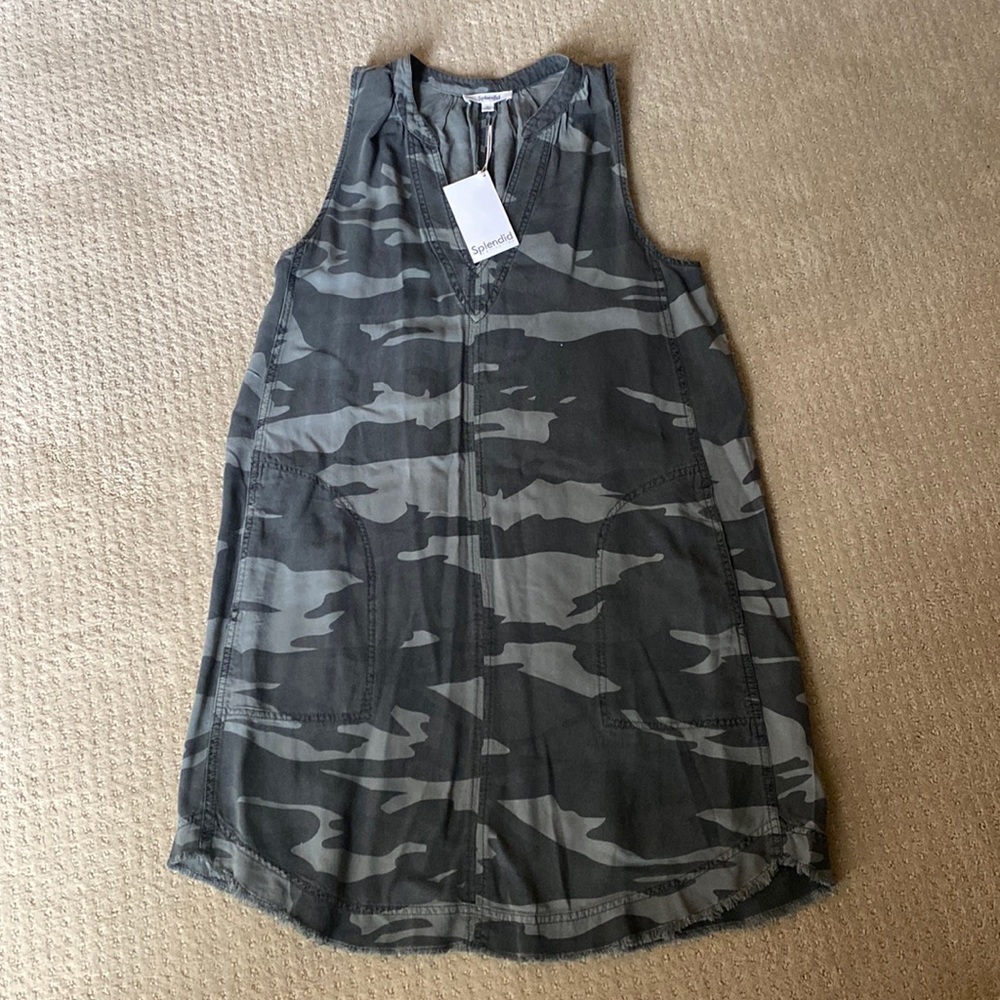 Splendid Camo Pattern sundress Size Medium Dress
